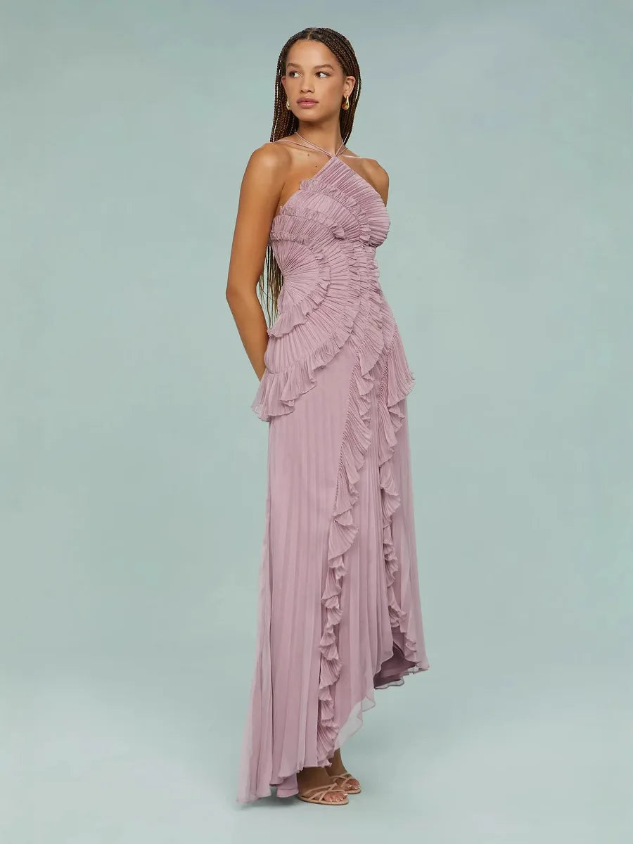 Melivya™ Plissé Maxi Dress