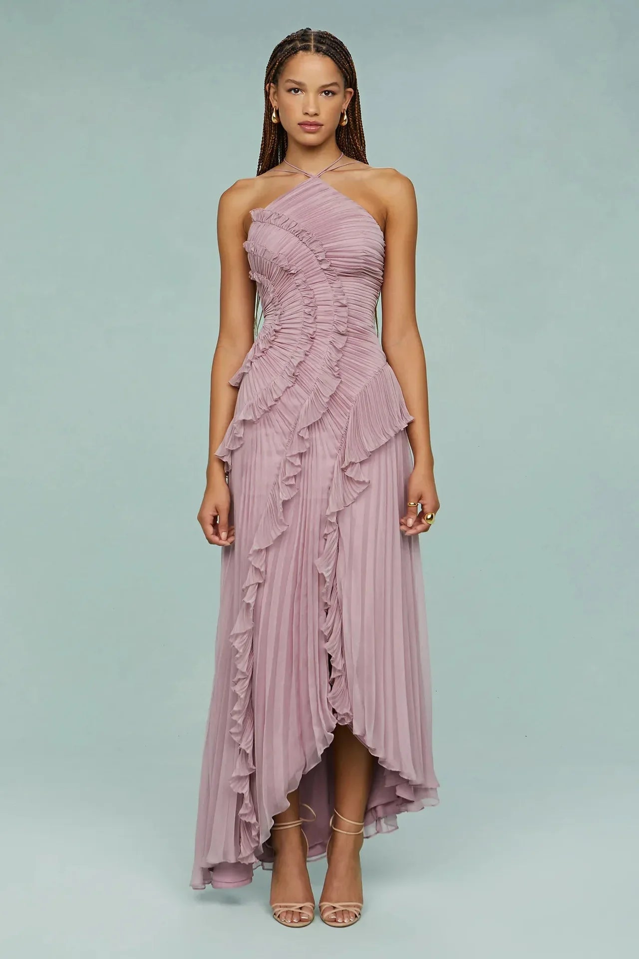 Melivya™ Plissé Maxi Dress