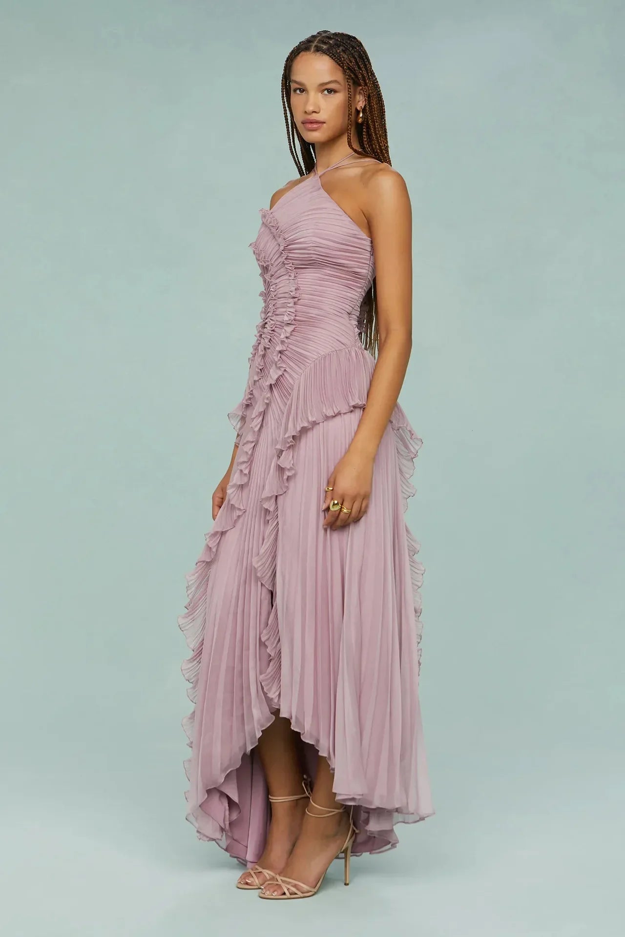 Melivya™ Plissé Maxi Dress