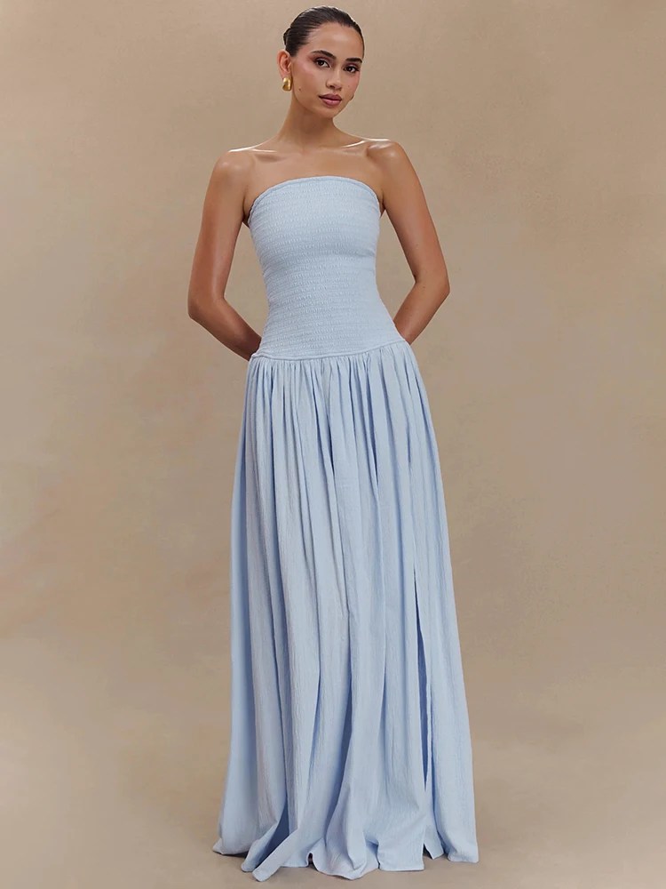 Melivya™ Off-shoulder Strapless Dress