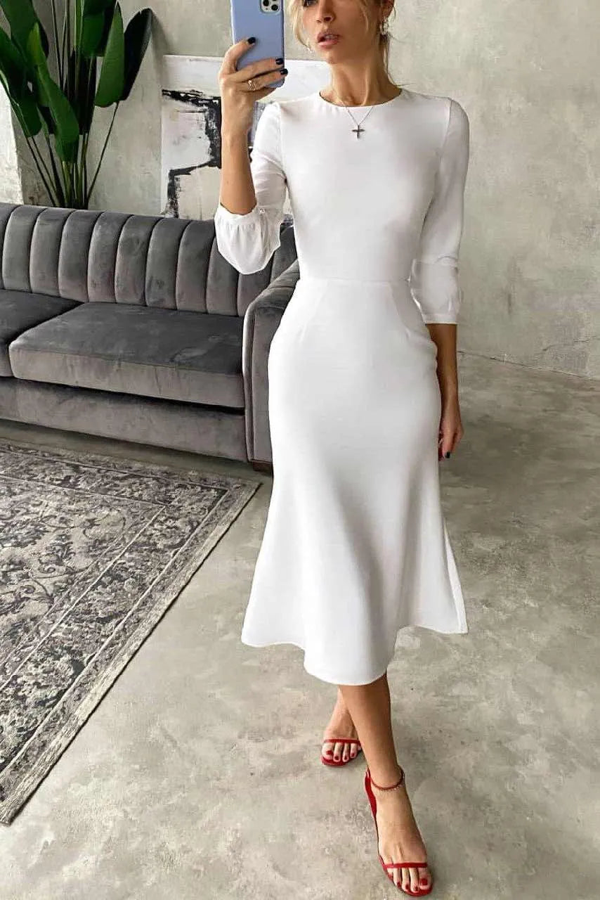 Melivya™ Viscose Fitted Dress