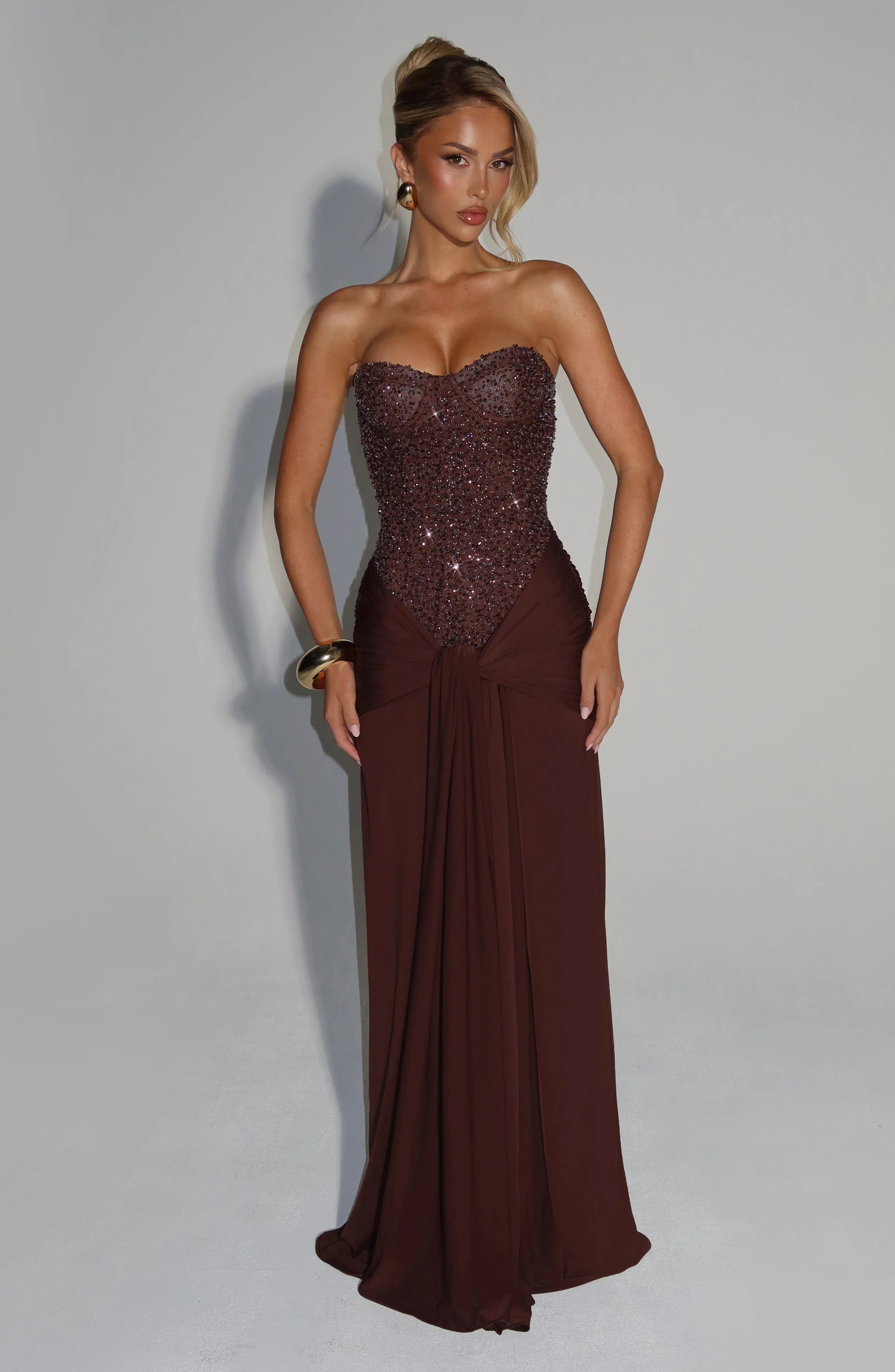 Melivya™ Bronze Allure Gown
