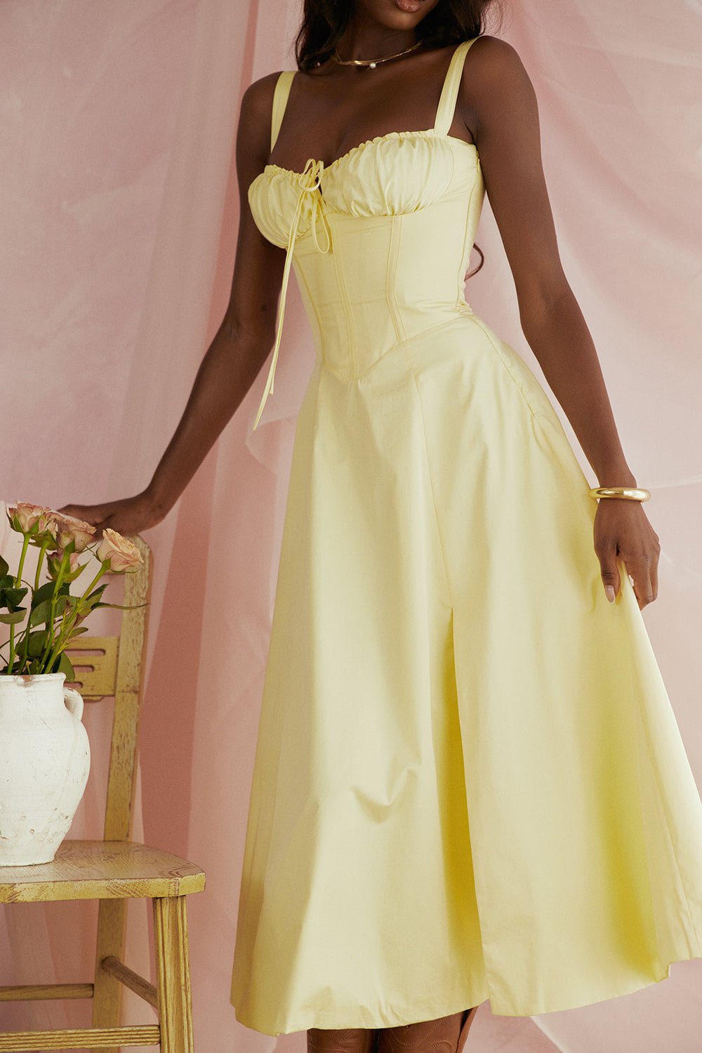 Melivya™ CARMEN BUTTERCUP  BUSTIER Dress