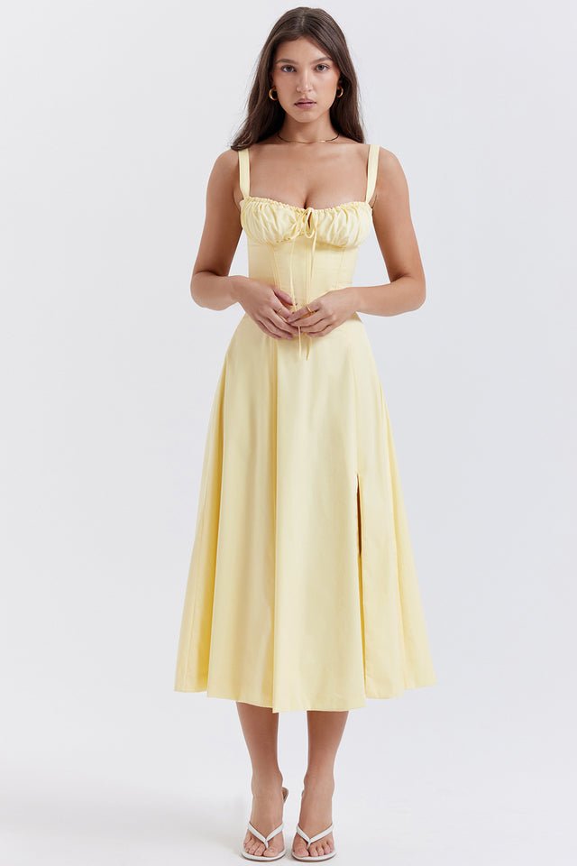 Melivya™ CARMEN BUTTERCUP  BUSTIER Dress