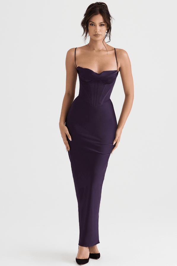 Melivya™ CHARMAINE NIGHT SHADE CORSET