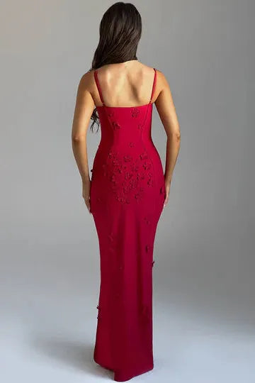 Melivya™ Mina - Appliqué Maxi Dress