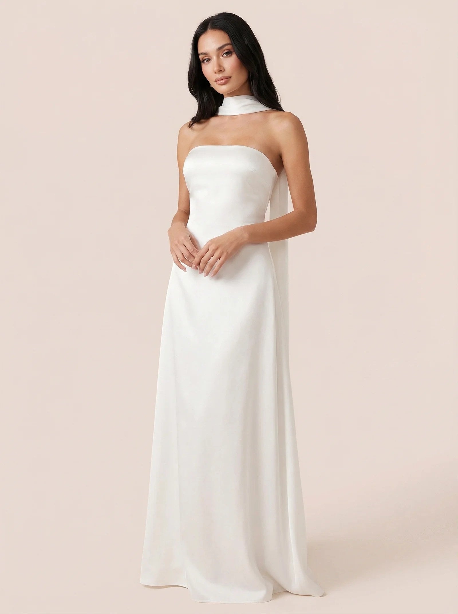 Melivya™ Off-shoulder Strapless  Maxi Dress