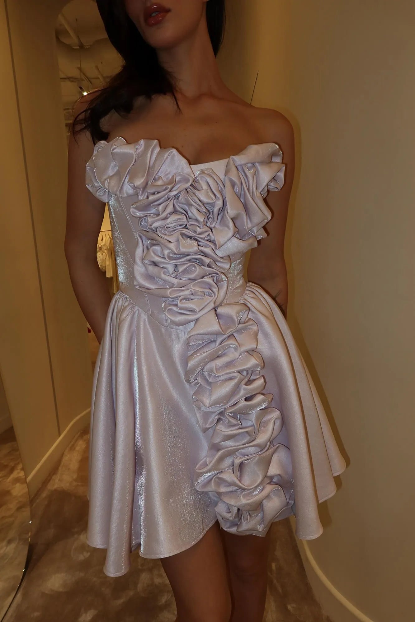 Melivya™ Mini Dress With Corset And Gathering