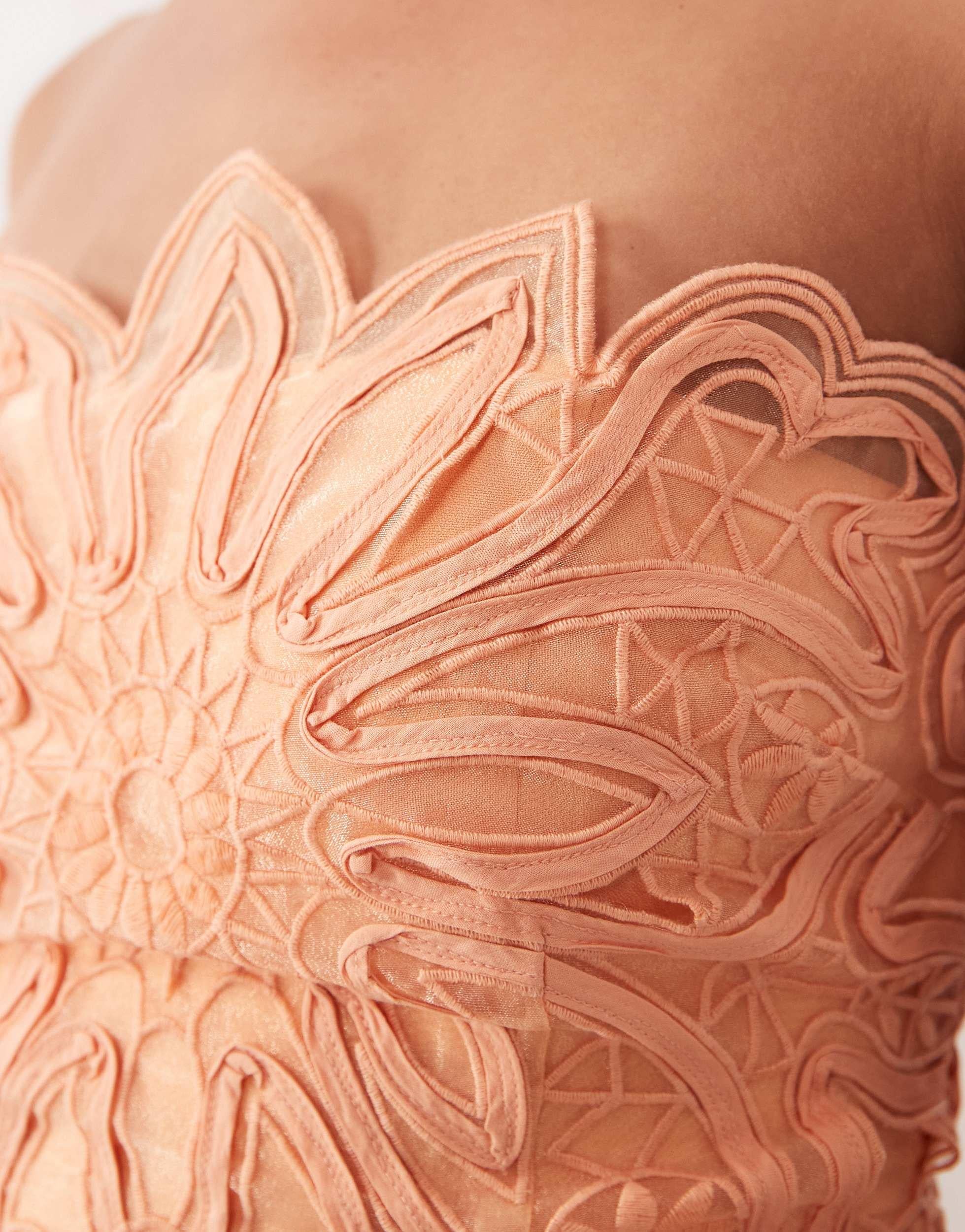 Melivya™ Bandeau Skirt Soft Peach