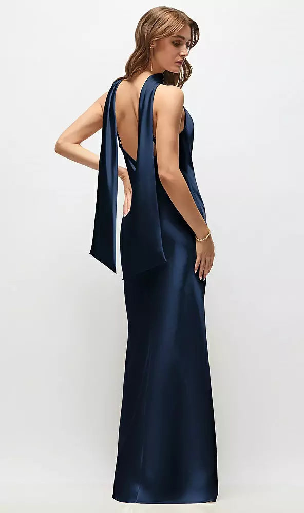 Melivya™ Strapless Scarf Maxi Dress