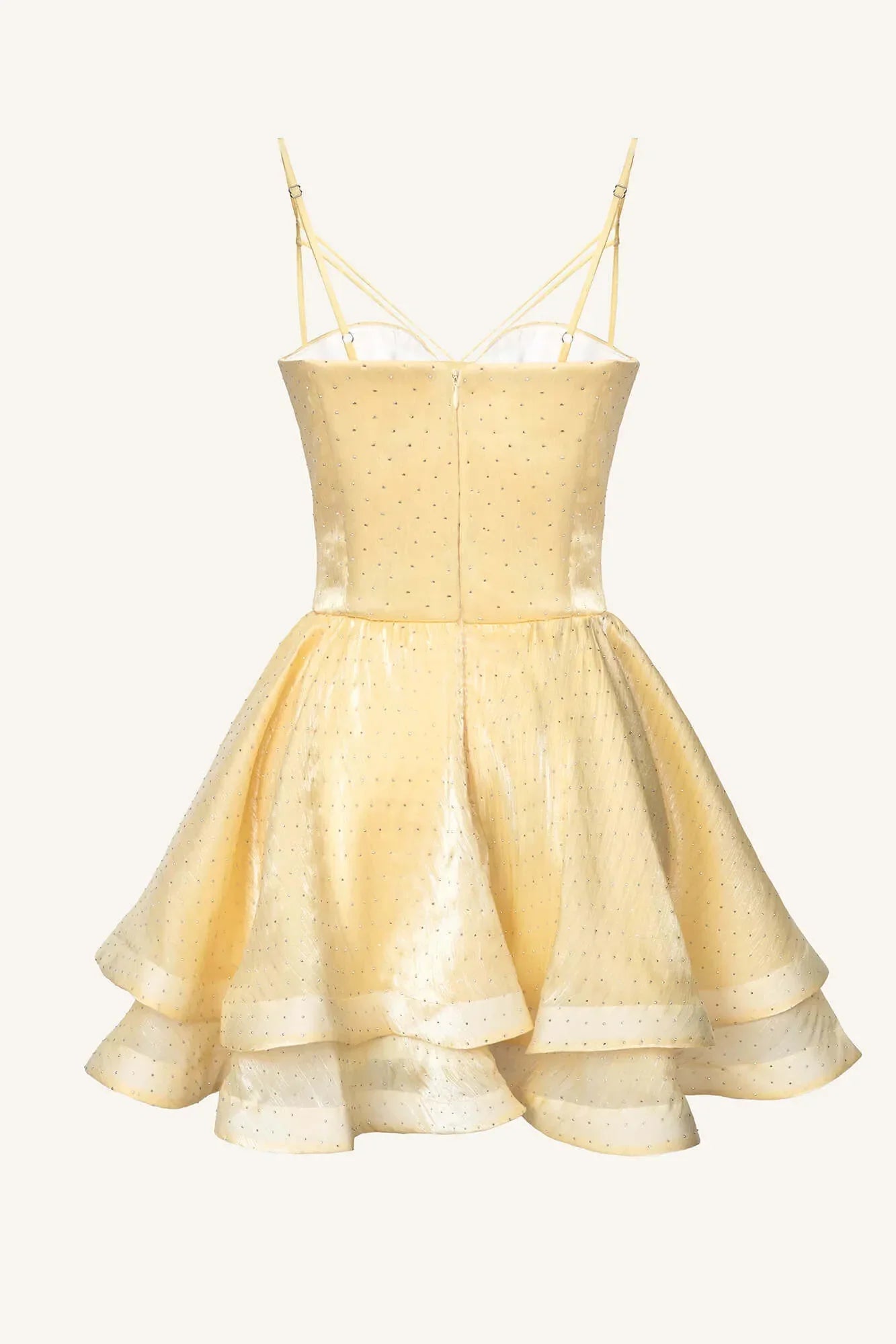 Melivya™ Mini bustier dress with rhinestones