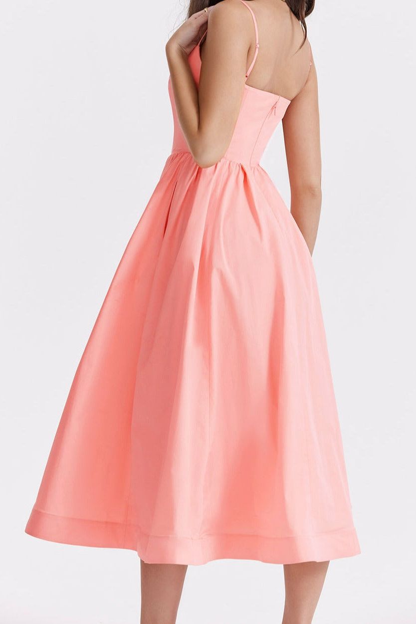 Melivya™ Samara - Corset Midi Dress