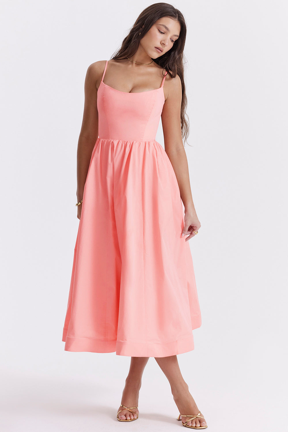 Melivya™ Samara - Corset Midi Dress