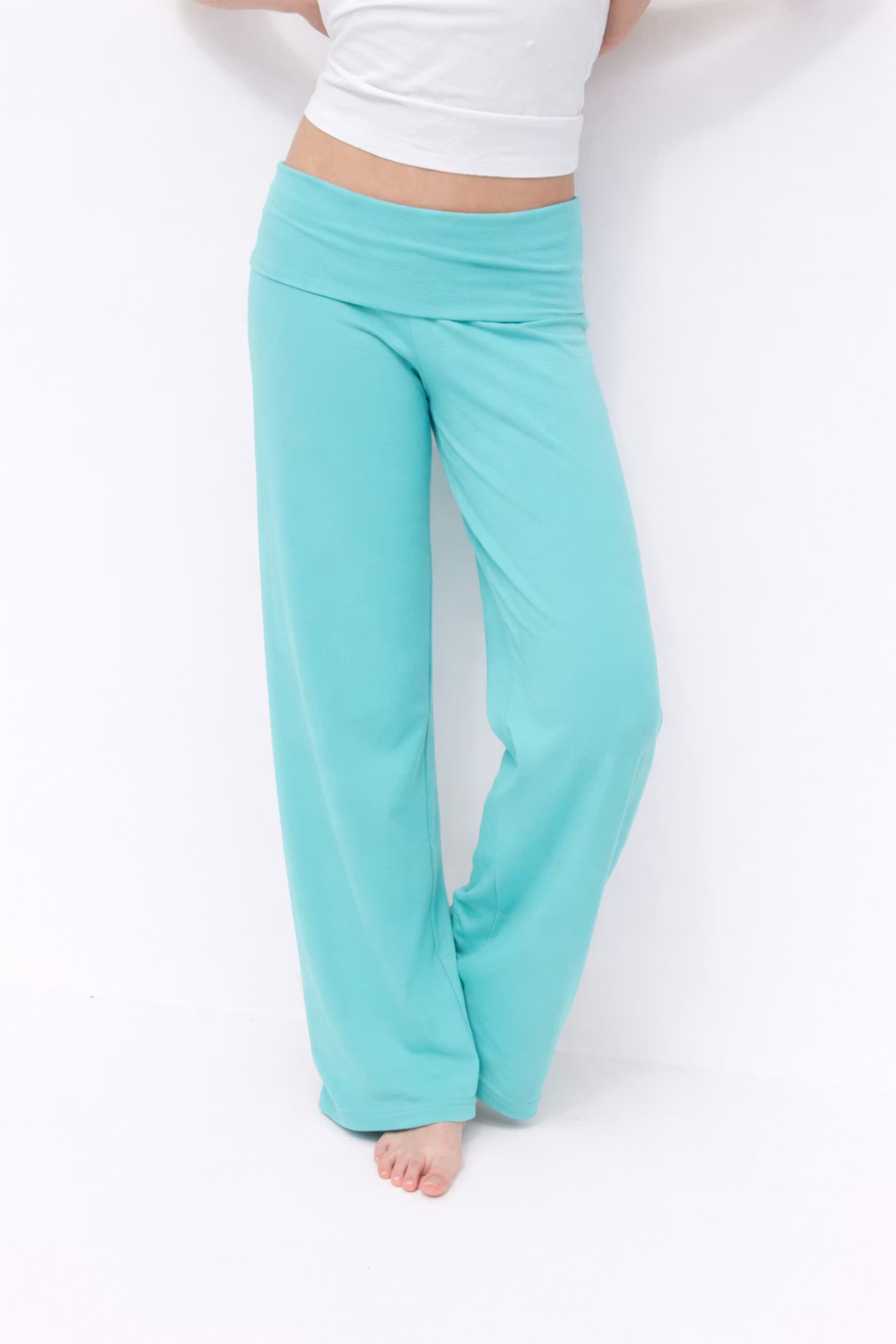 Melivya™  Coral Fold Over Pants