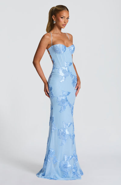 Melivya™ Blue Seraphina Mermaid Gown