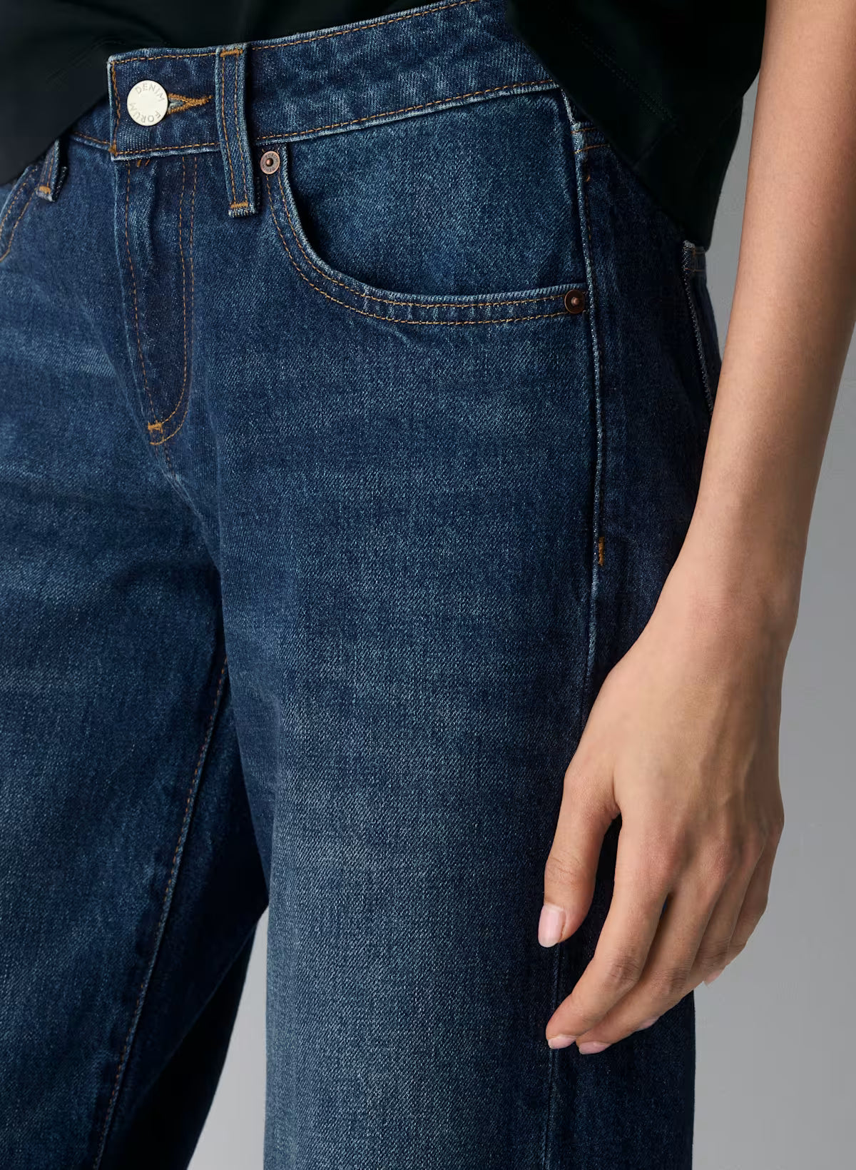 Melivya™ Midnight Drift Baggy Denim Jeans