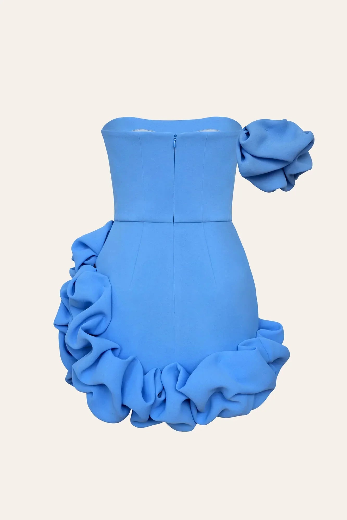 Melivya™ Flounced Bottom One Shoulder Bustier Dress